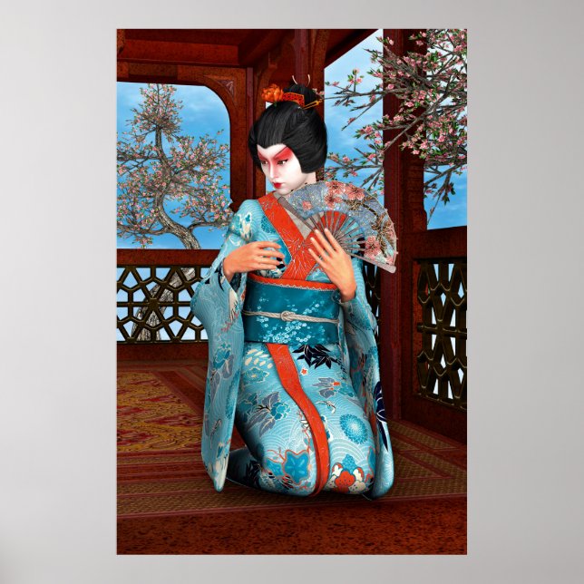Poster Geisha (Devant)