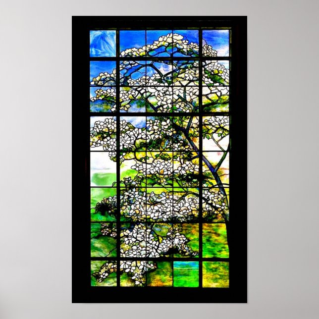 Poster-gekettetes Glas-Louis Tiffany 108 Poster (Vorne)