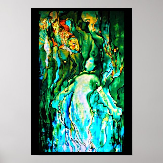 Poster-gekettetes Glas-Louis Tiffany 110 Poster (Vorne)