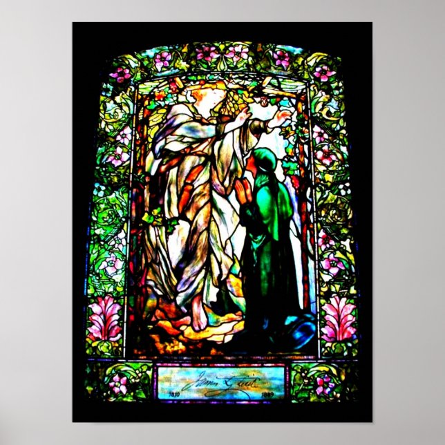 Poster-gekettetes Glas-Louis Tiffany 111 Poster (Vorne)
