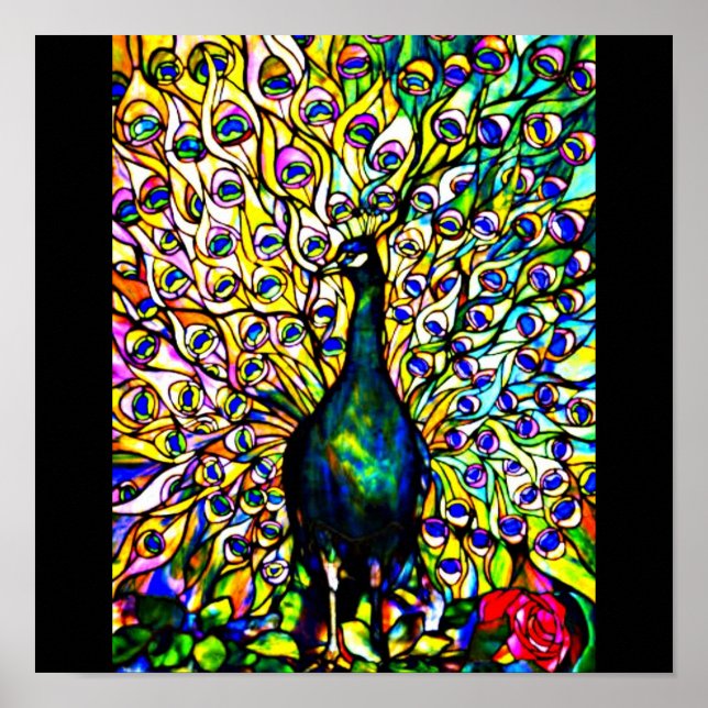 Poster-gekettetes Glas-Tiffany 29 Poster (Vorne)
