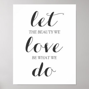 Poster - Gelassen, Liebe, Do