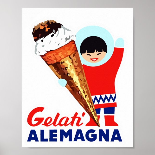 POSTER GELATI ALEMAGNA 2 (Devant)
