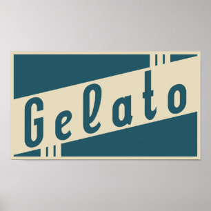 Poster gelée rétro