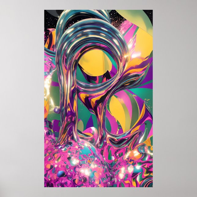 Poster Gelsemium Overture - Ken Gage Surreal Art (Devant)