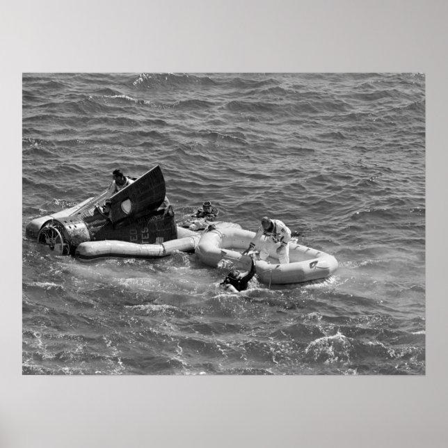 Poster Gemini 11 Splashdown & Recovery (Devant)
