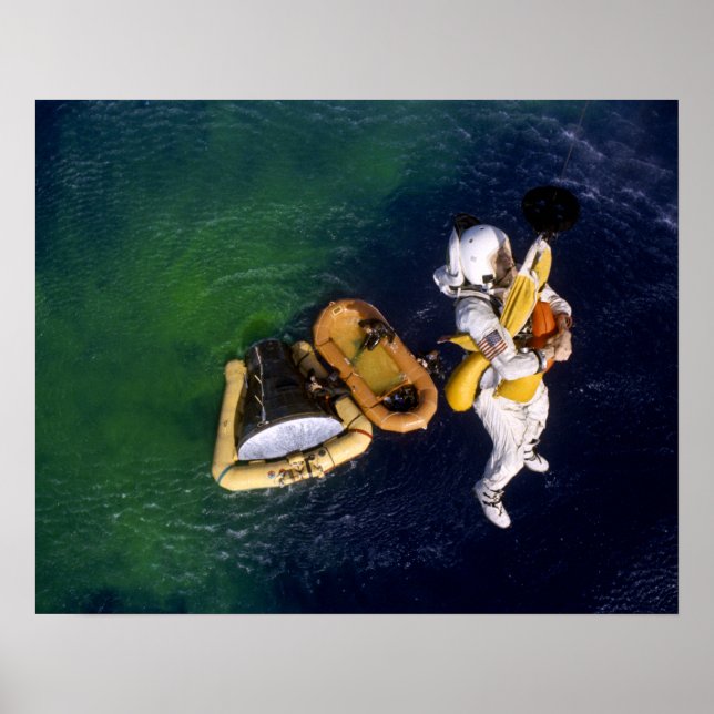 Poster Gemini 7 Splashdown & Recovery (Devant)