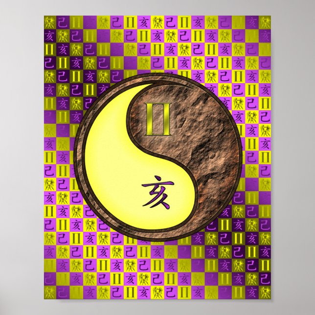 Poster Gemini & Earth Boar (Devant)