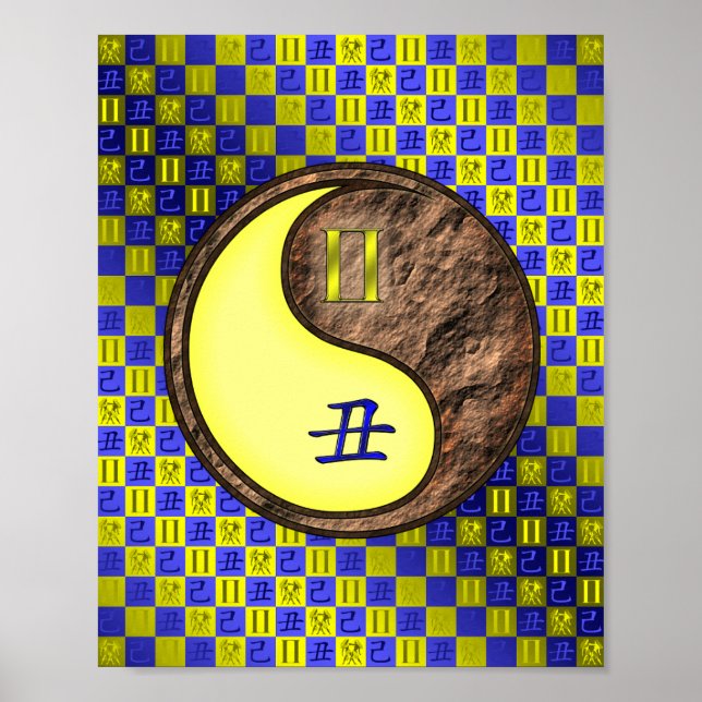 Poster Gemini & Earth Ox (Devant)