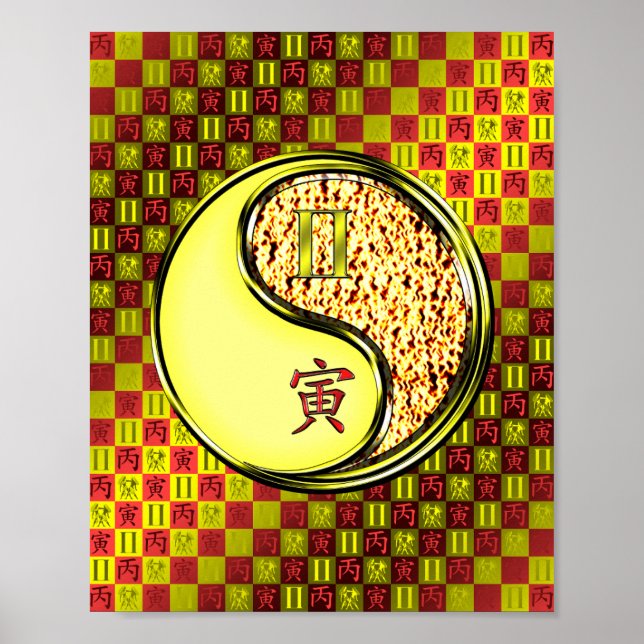 Poster Gemini et Tigre de Feu (Devant)