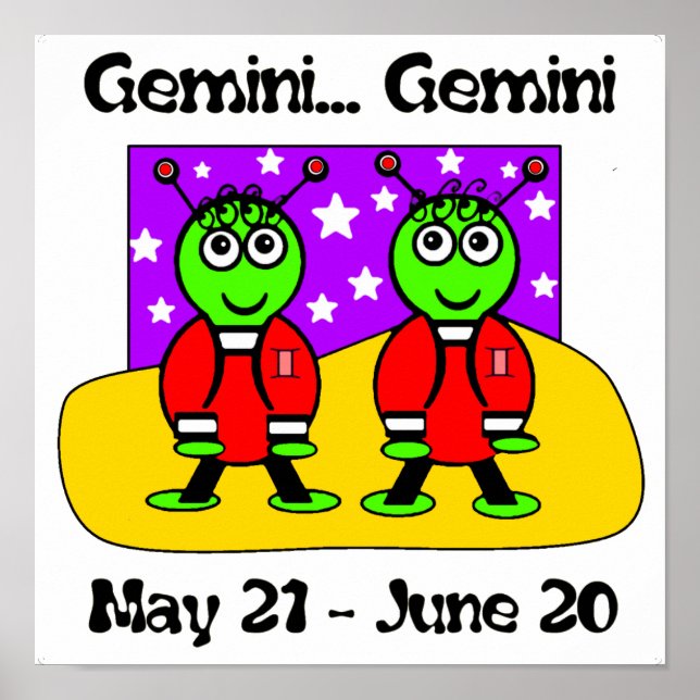 Poster Gemini Twin Cuties (Devant)