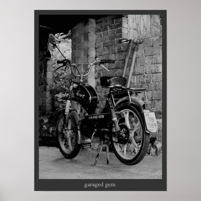Poster gemme garée (Devant)