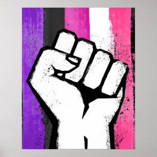 POSTER GENDERFLUID FIST
