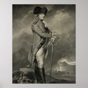 Poster Général Cornwallis (1738-1805) gravé par John Jo