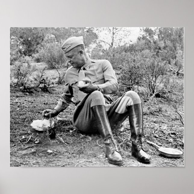 Poster Général Eisenhower Déjeuner - 2ÈME GUERRE MONDIALE (Devant)