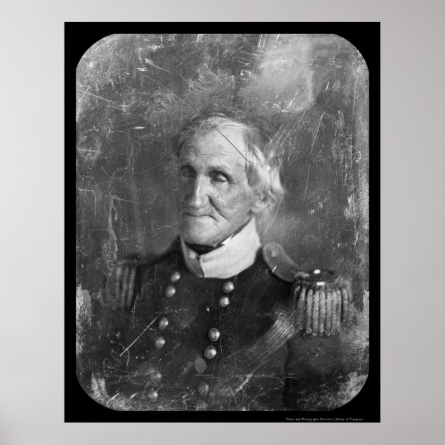 Poster Général Hugh Brady Daguerreotype 1845 (Devant)