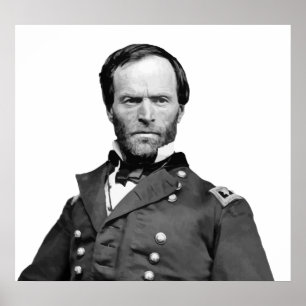 Poster Général William Tecumseh Sherman