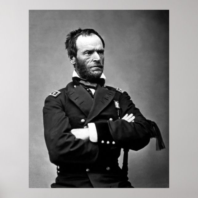 Poster Général William Tecumseh Sherman (Devant)