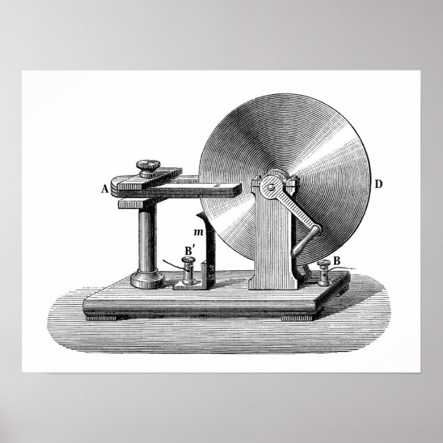 Poster Générateur de disque Faraday (Devant)