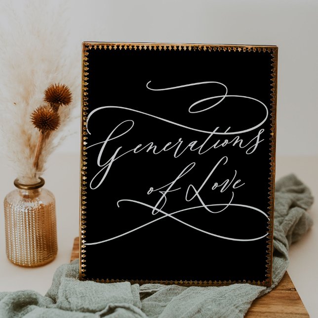 Poster Génération romantique noire foncée de l'amour (Créateur téléchargé)