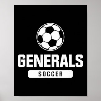 Poster Généraux de soccer pour les écoles élémentaires, i