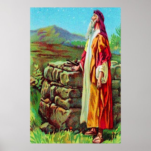 Poster Genèse 15 Abram croit l'affiche de Dieu (Devant)