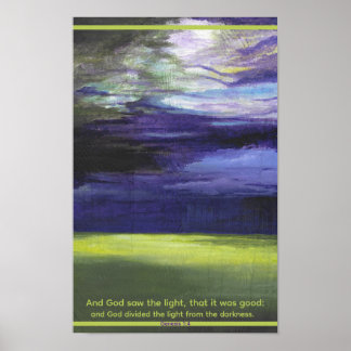 Poster Genèse 1:4