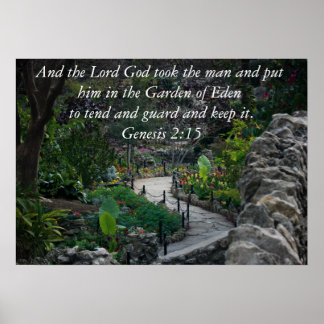 Poster Genèse 2:15