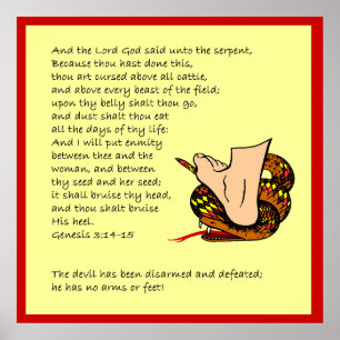 Poster Genèse 3:14-15