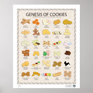 POSTER GENÈSE DES BISCUITS, LUMIÈRE, 16" X20 "
