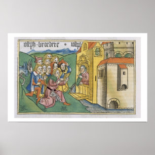 Poster Genesis 42 1-5 Joseph's brothers in Egypt