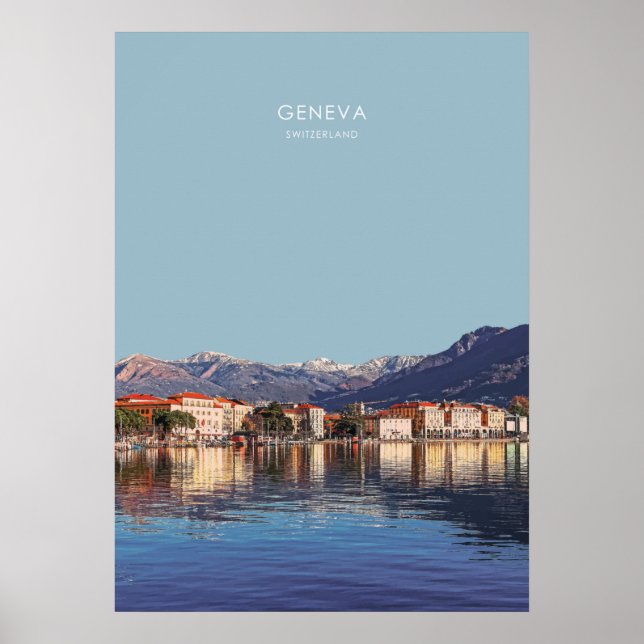 Poster Genève, Suisse Travel Artwork (Devant)