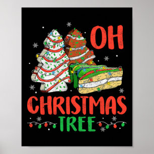 Poster Génial Oh Sapin De Noël Gâteaux Debbie Becky Jen C