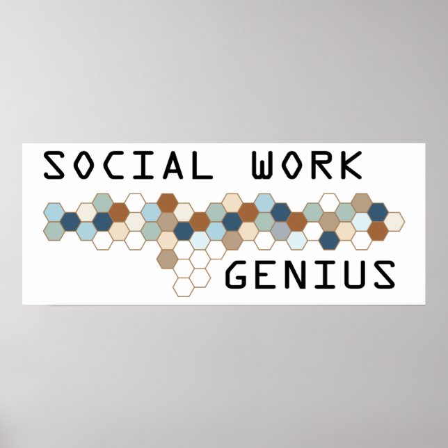 Poster Génie du travail social (Devant)