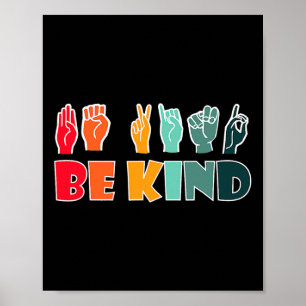 Poster Genre American Sign Language Asl Handene
