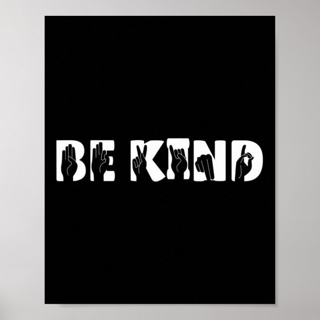 Poster Genre Langue des signes Sensibilisation Sourde Sou (Devant)