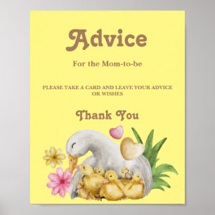 Poster Genre Neutre maman et bébé mignonne Conseil