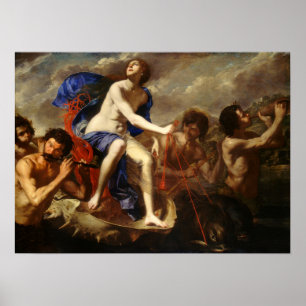 Poster Gentileschi - Le Triomphe de Galatée 1650
