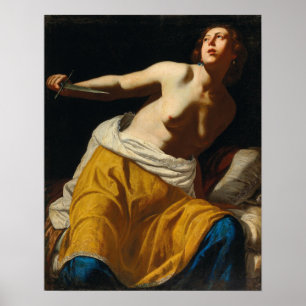 Poster Gentileschi - Lucrèce