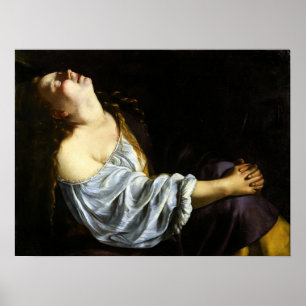 Poster Gentileschi - Marie Madeleine