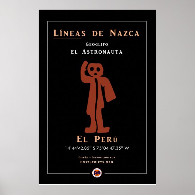 Poster Géoglyphes de Nazca (Devant)