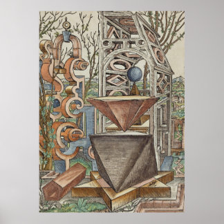 Poster Geometria et Perspectiva- III