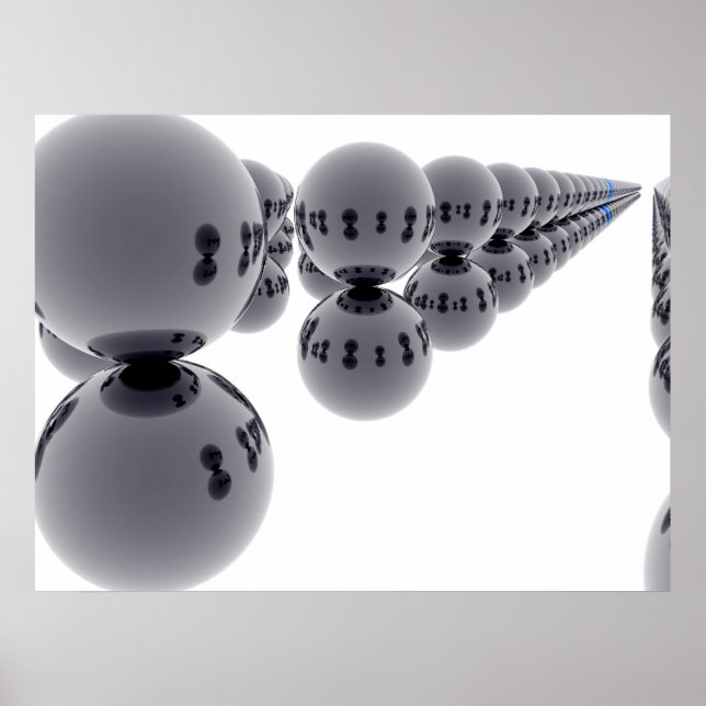 Poster Géométrie Abstraite A (Devant)