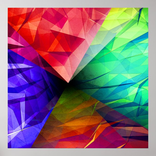 Poster Géométrie de la lumière (Devant)