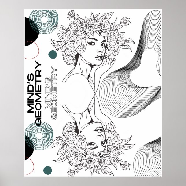Poster Géométrie de l'esprit (Devant)