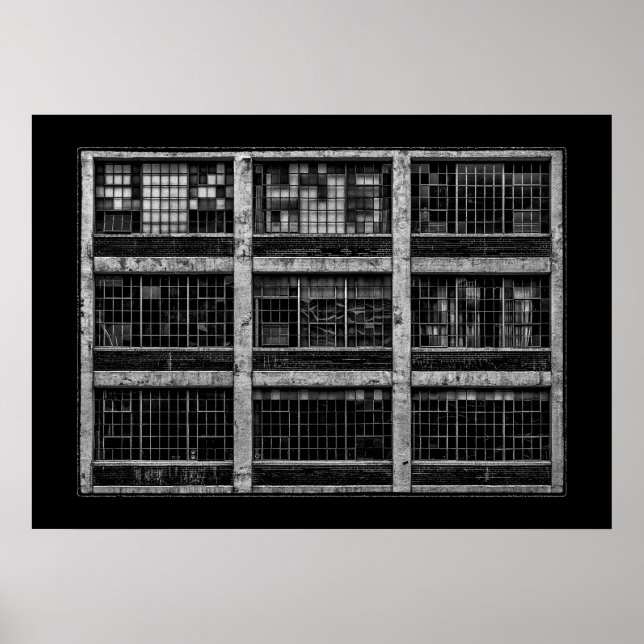 Poster Géométrie no 15 avec bordure (Devant)