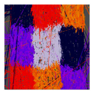 Poster Géométrique Abstrait