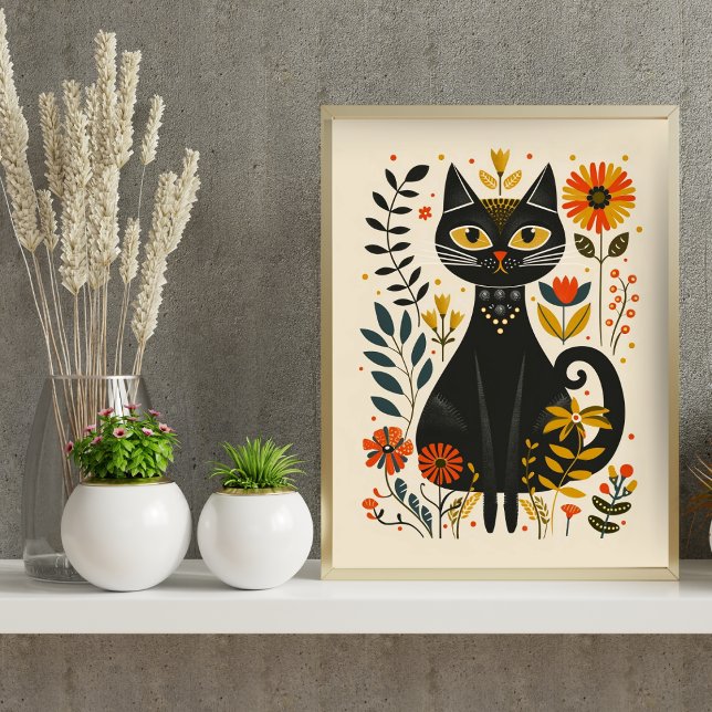 Poster géométrique Abstrait nordique (Matte) 15x19 (Créateur téléchargé)