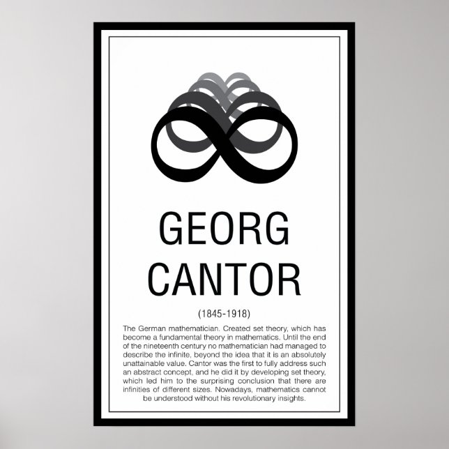 Poster Georg Cantor (Devant)