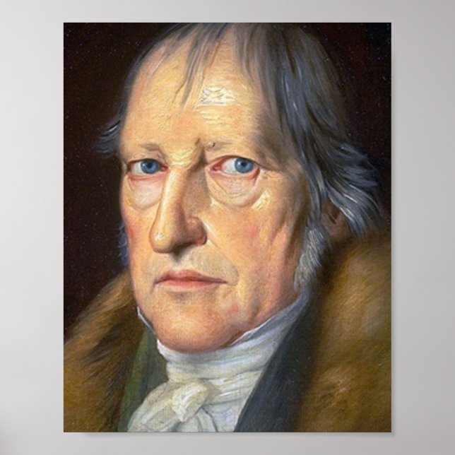 Poster Georg Wilhelm Friedrich Hegel (Devant)